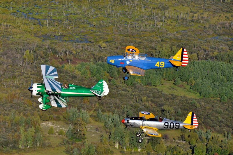 Three Vintage Airplanes