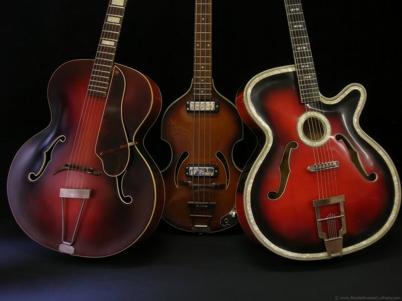 Three Vintage Guitars