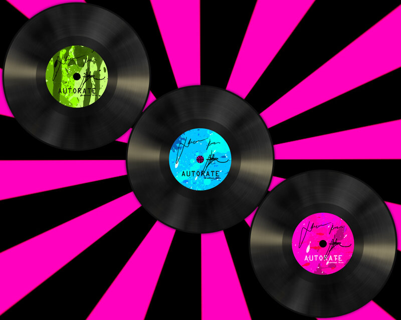 Three Vinyl Records