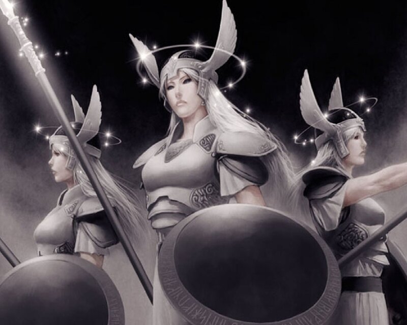 Three Warrior Women — Black