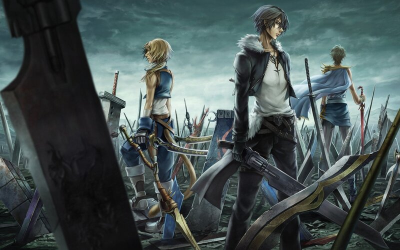 Three Warriors in a Battlefield — Gray