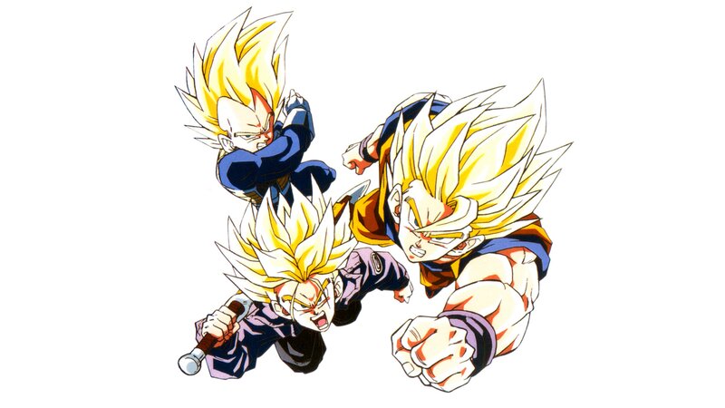 Three Warriors in Action — Yellow