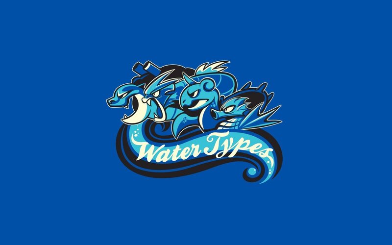 Three Water-type Pokémon