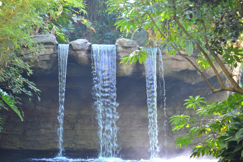 Three Waterfalls on Rock