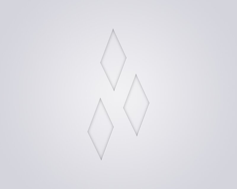 three white diamonds