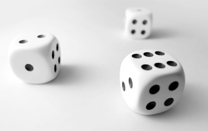 Three White Dice — Neutral