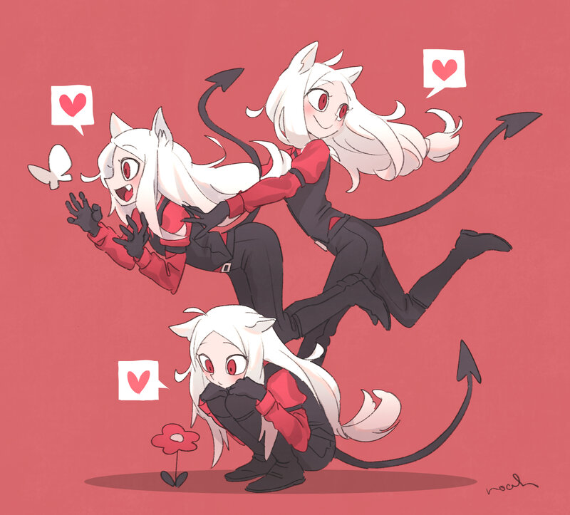 Three White-haired Characters