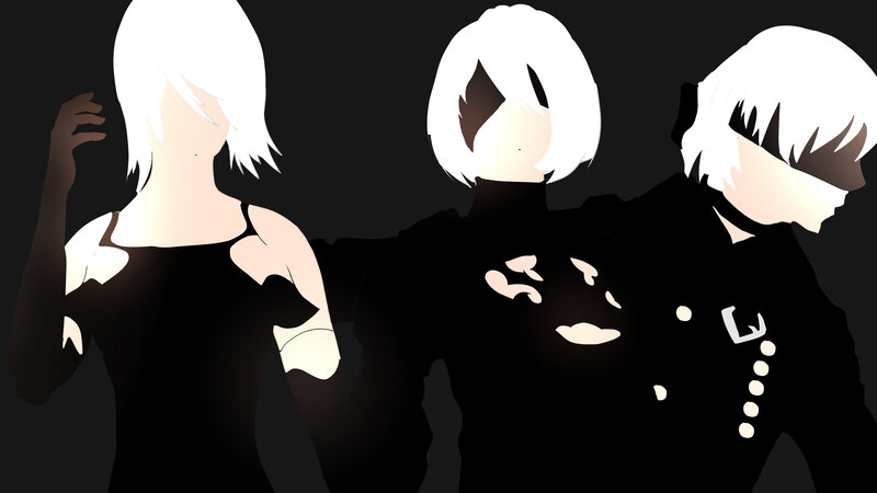 Three White-haired Figures