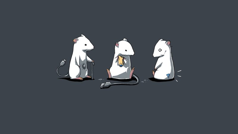 Three White Mice