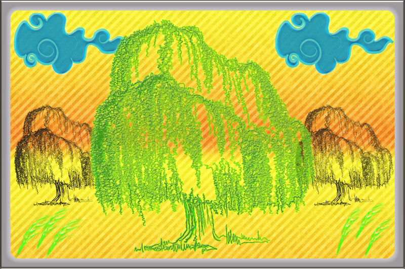 Three Willow Trees