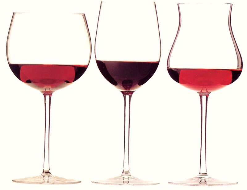 Three Wine Glasses — White