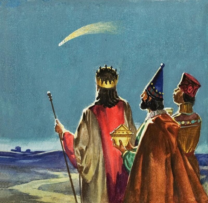 Three Wise Men — Blue