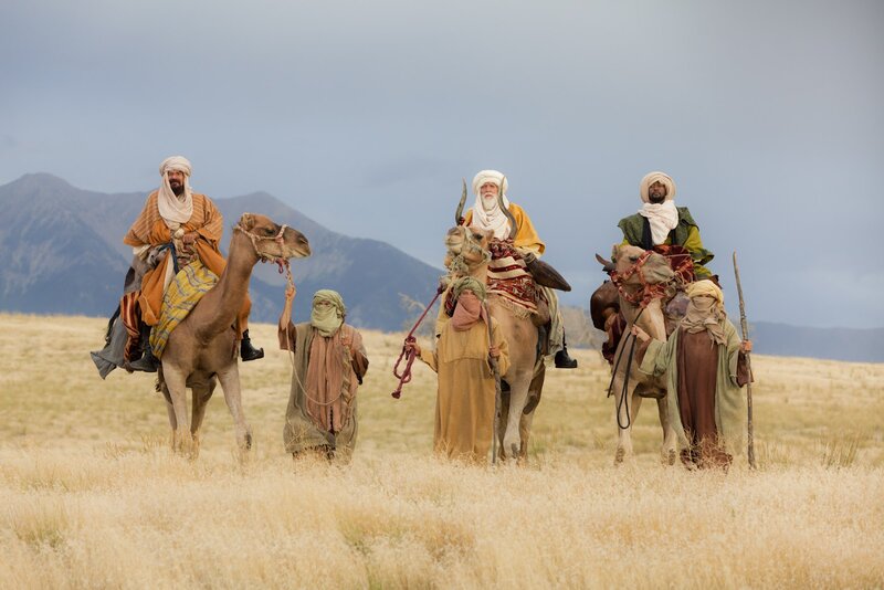 Three Wise Men on Camels — Beige