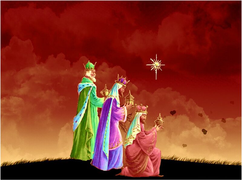Three Wise Men — Red