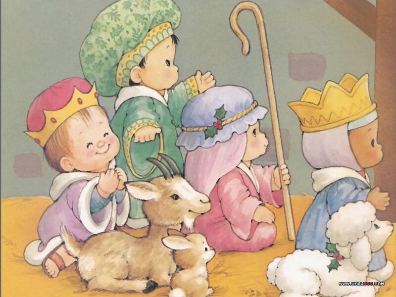 Three Wise Men with Animals