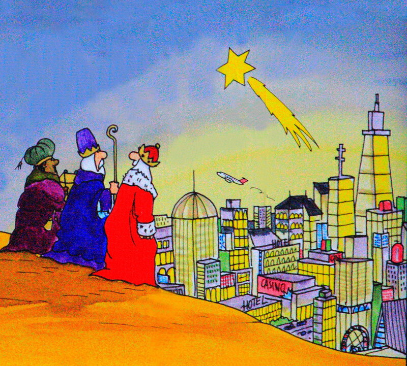 Three Wise Men — Yellow