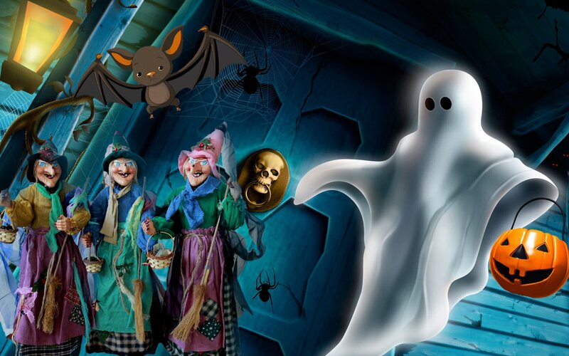 Three Witches and a Ghost
