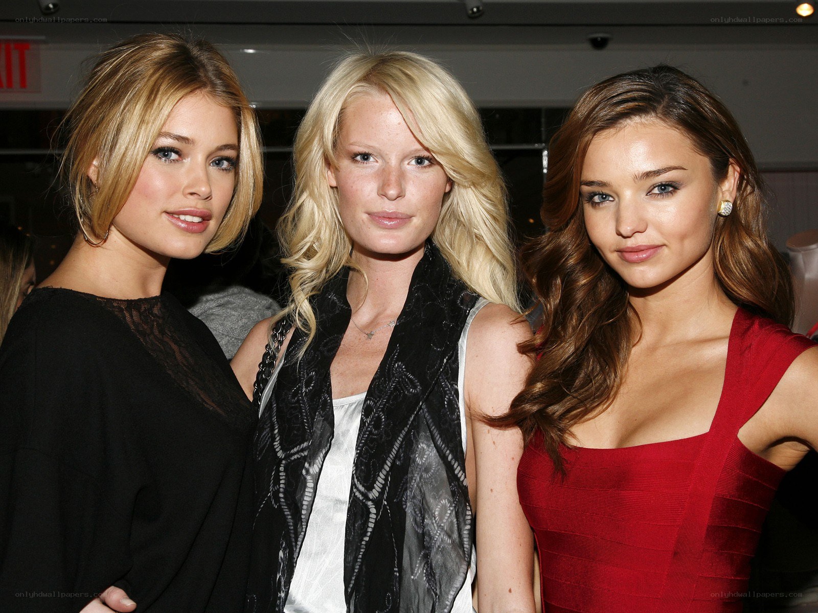 three women at an event