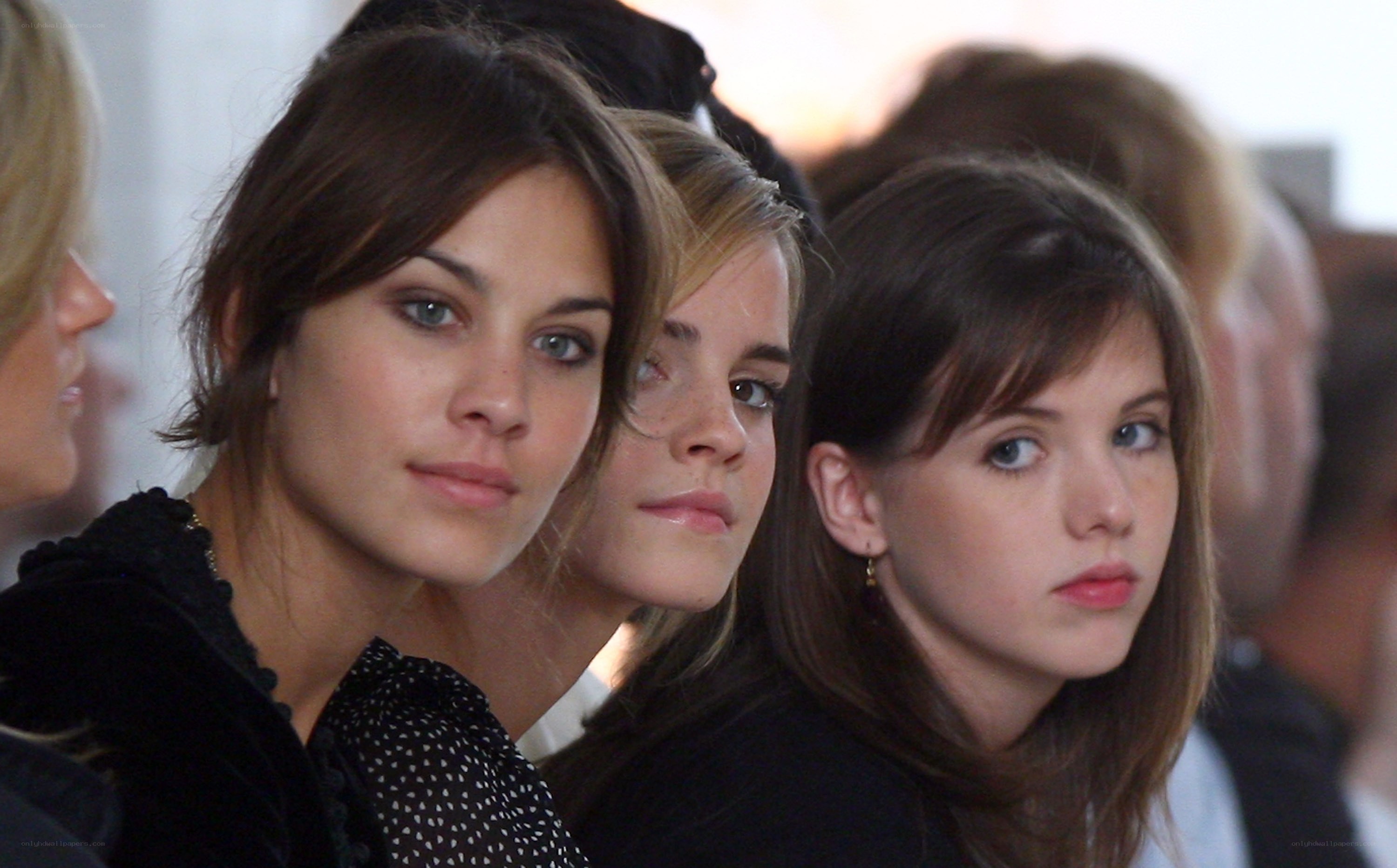 three women at an event
