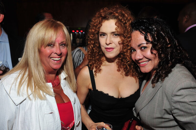 Three Women at Event — Black