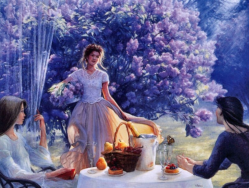 Three Women at Picnic
