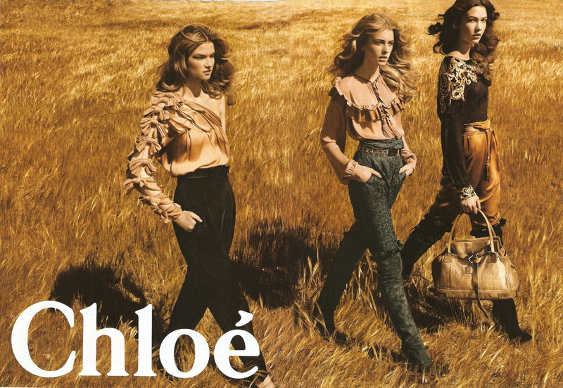 Three Women in a Field — Gold