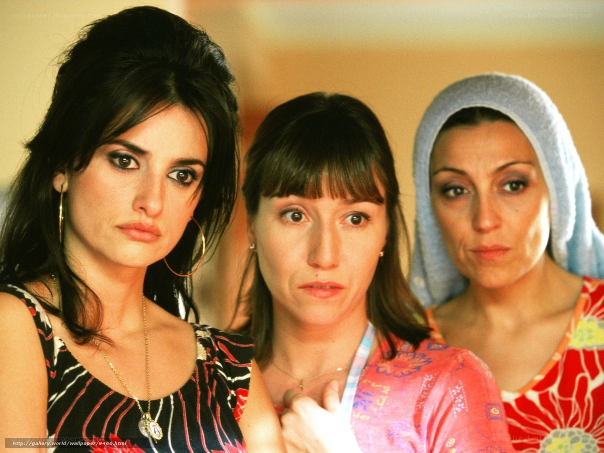 Three women in a scene