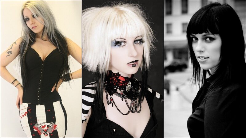 three women in alternative fashion