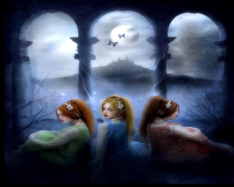 Three Women in Archway