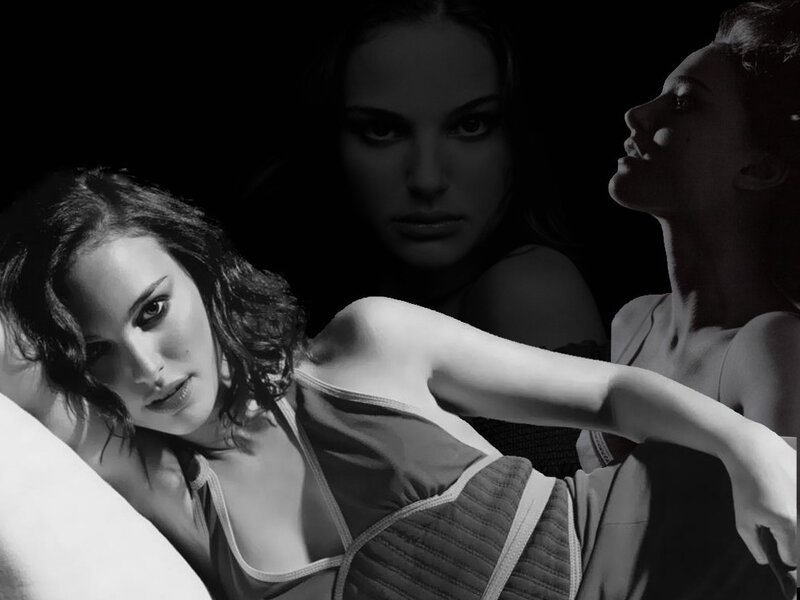 Three women in black and white