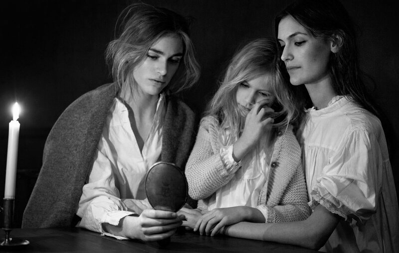 Three Women in Candlelight