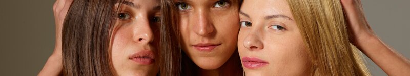 Three Women in Close-up