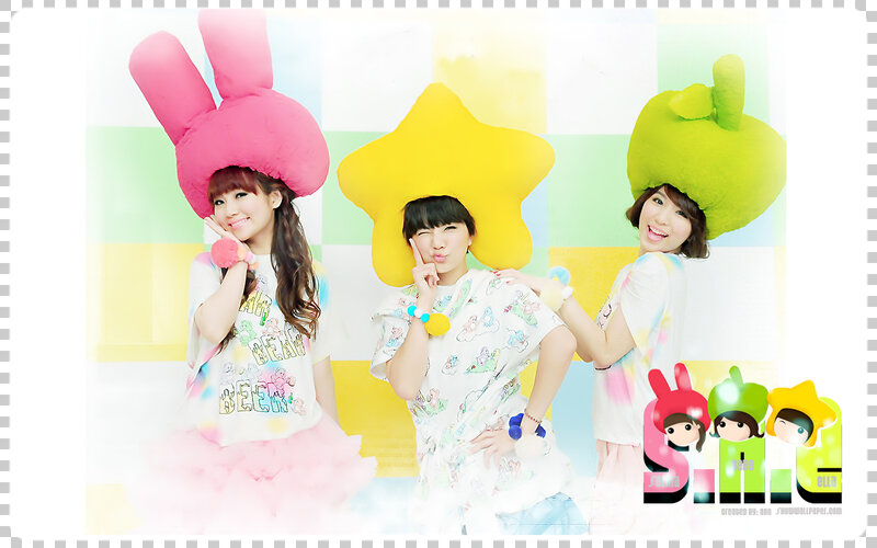 three women in colorful hats