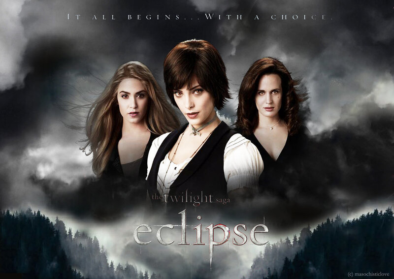 Three Women in Dark Clothing