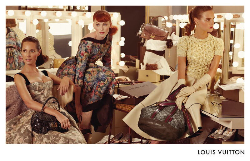 Three Women in Dresses — Beige, Luxurious