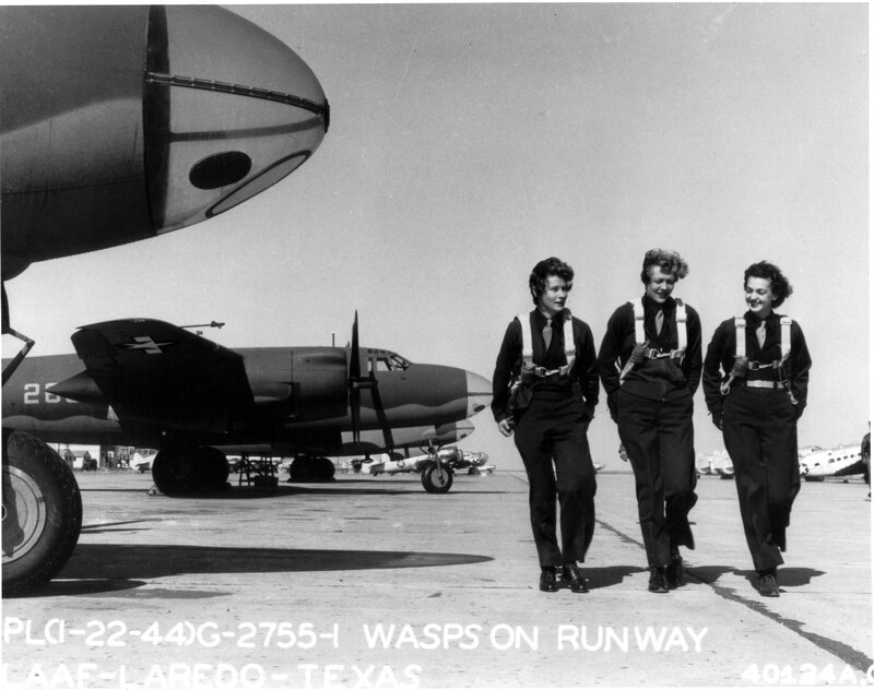 Three Women in Flight Suits