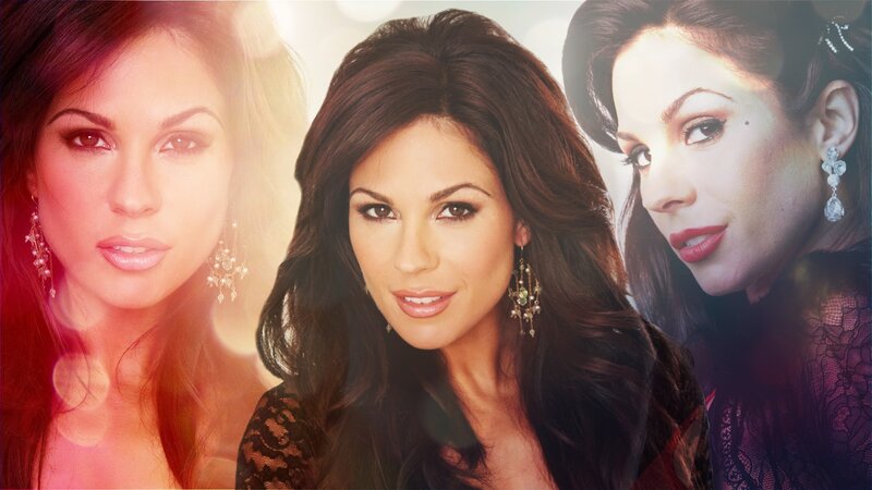 three women in glamorous portraits