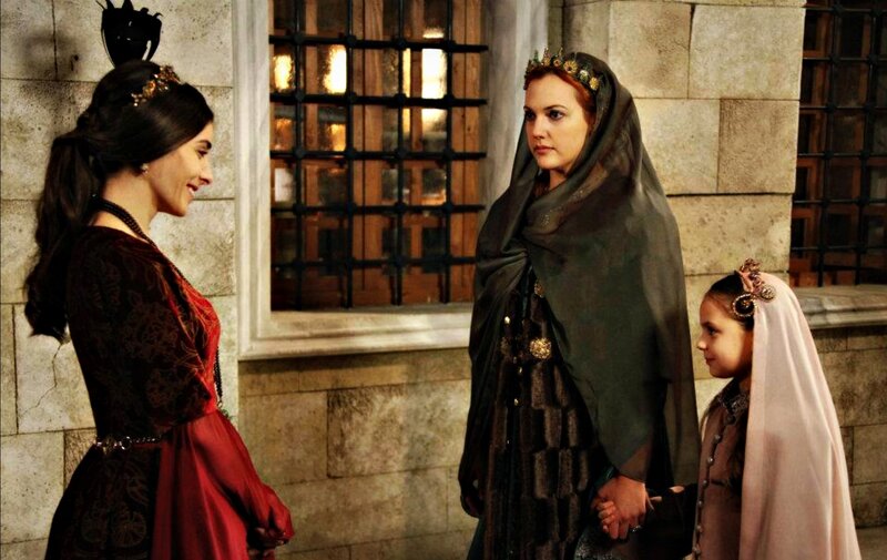 Three Women in Historical Dress