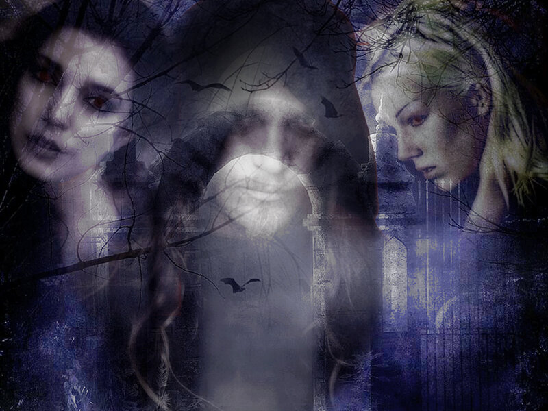 Three Women in Mist