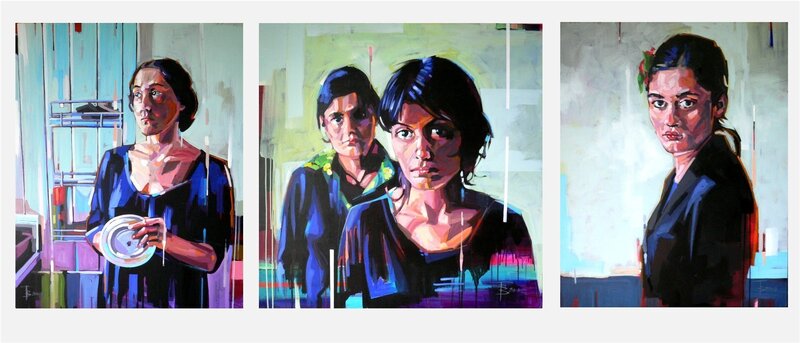 Three Women in Paintings