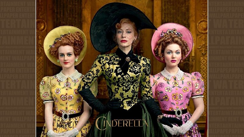 Three Women in Period Dresses — Yellow
