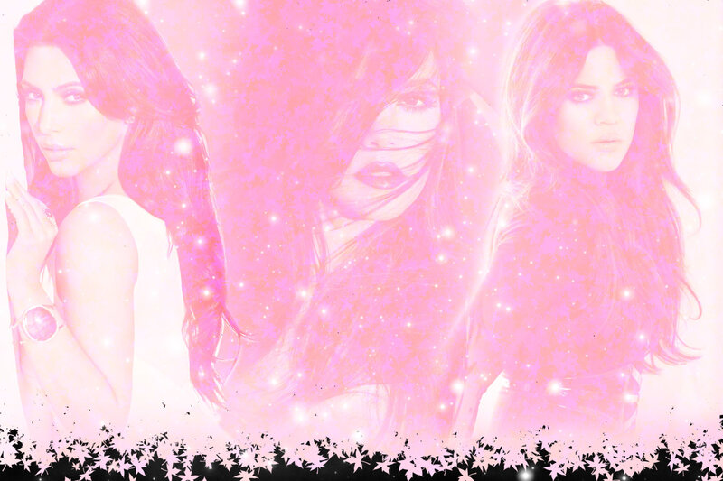 Three Women in Pink Overlay