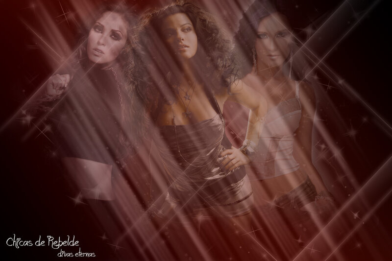 Three Women in Sparkly Outfits