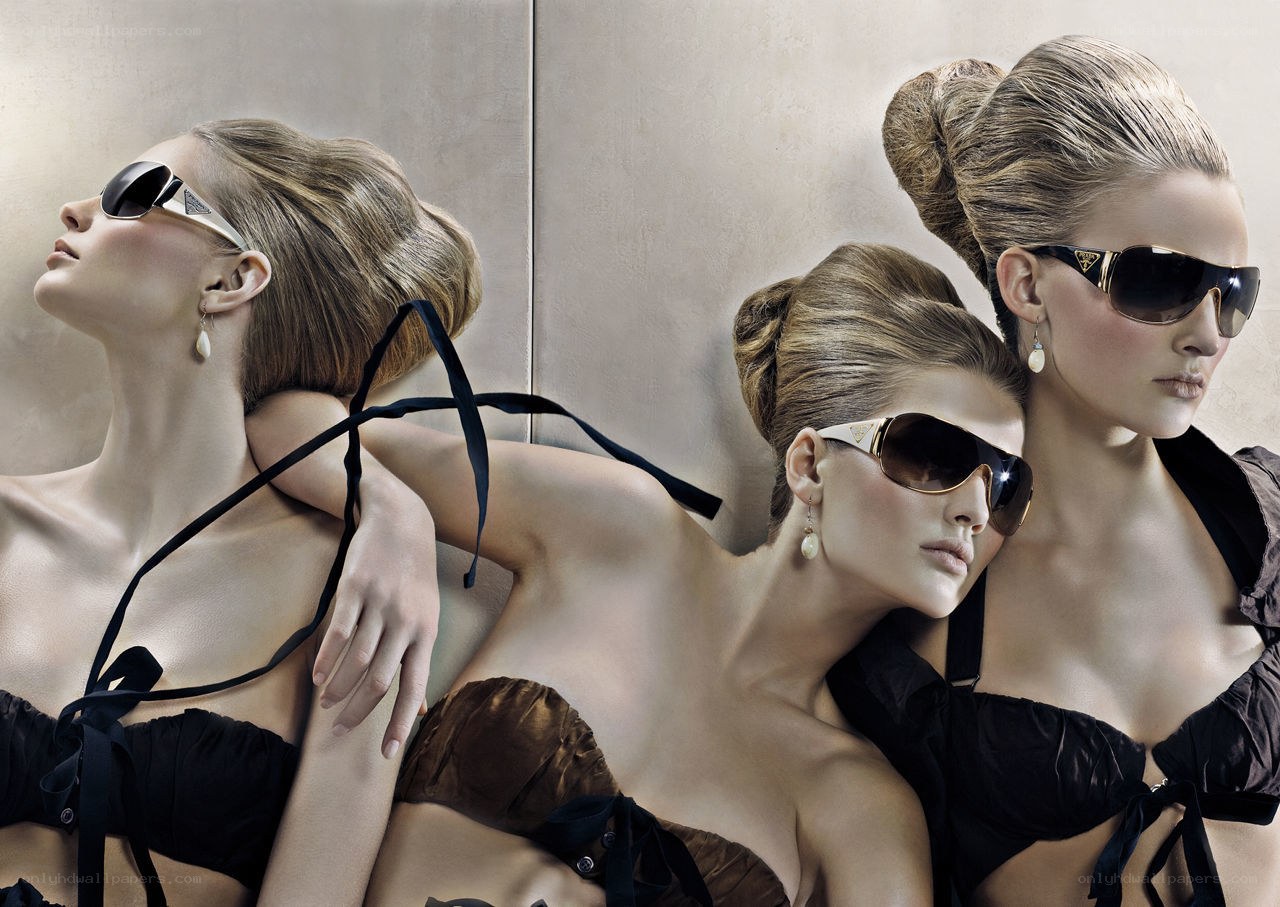 Three women in sunglasses