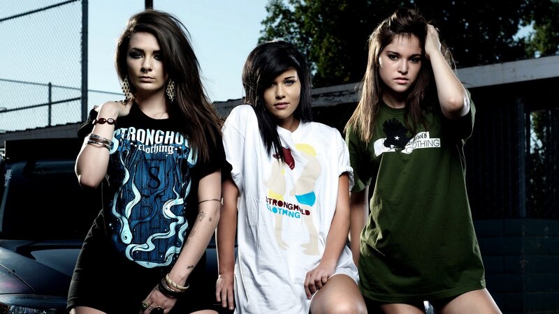 three women in t-shirts