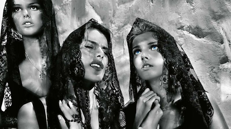 Three Women in Veils