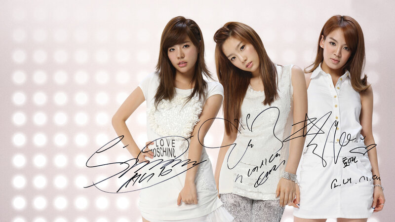 three women in white outfits