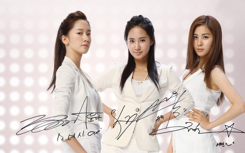 three women in white outfits