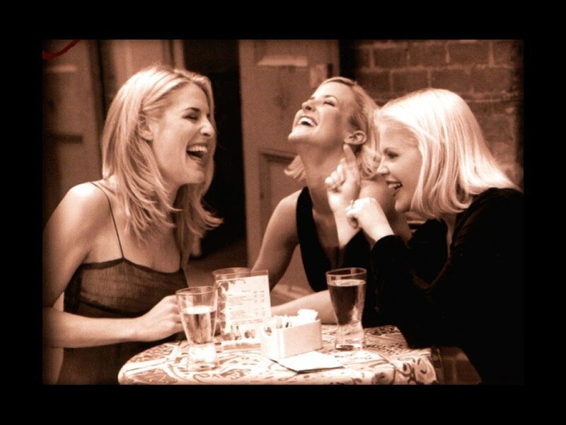 Three Women Laughing