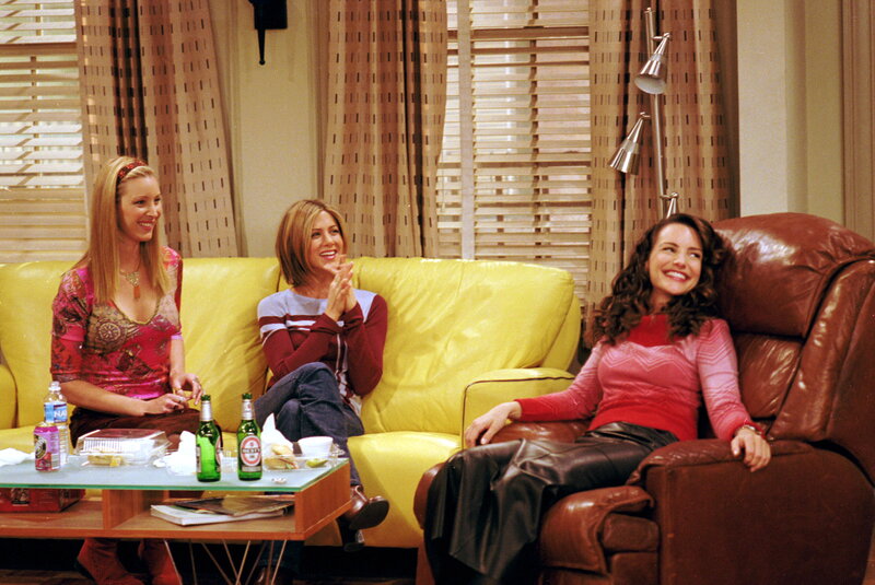 Three Women on a Couch — Yellow